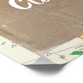 Panneau de réclamation de bagages Poster de Fête d (Coin)