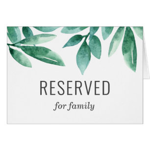 Panneau de réservation de mariage à la feuille ver