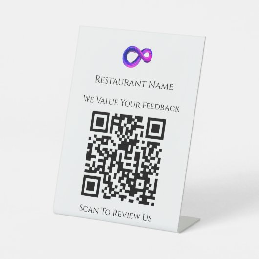 Panneau de révision de rétroaction client QR (Recto)