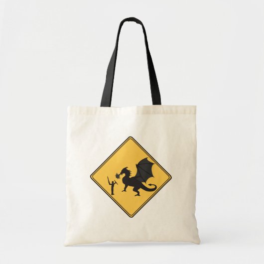 Panneau de route - Sac de chevalier et de dragon (Devant)