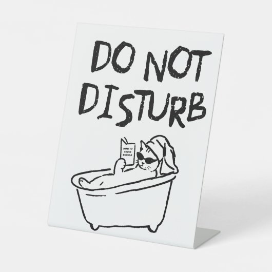 Panneau de salle de bain amusant (Recto)