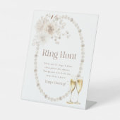 Panneau de Salle de Fête de Fiançailles Bague (Recto)