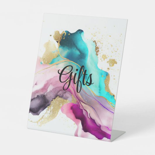 Panneau de signalisation Abstraite en marbre (Recto)