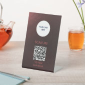 Panneau de signalisation - Affichage du menu QR (In SItu)