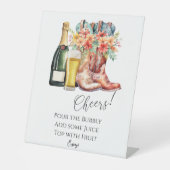 Panneau de signalisation Bubbly Mimosa Bar (Recto)