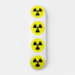Panneau de signalisation de rayonnement Skateboard