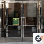 Panneau de signalisation des heures d'ouverture Ar (Porte de bureau)