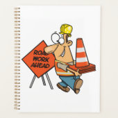 Panneau de signalisation drôle de travailleur du b (Devant)