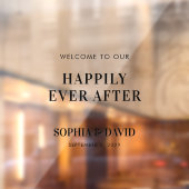 Panneau de signalisation moderne Mariage de bienve (Feuille 2)