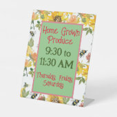 Panneau de signalisation Piédestal d'un kiosque ag (Recto)