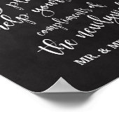 Panneau de signalisation tableau noir 8x10 pour co (Coin)
