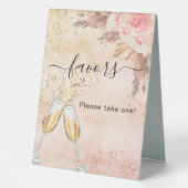 Panneau de signe de faveur de brunch pétillant de (Recto)