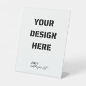 Panneau de socle 8" x 10" Pedestal en plastique (Recto)