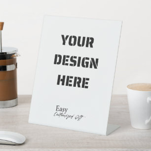 Panneau de socle 8" x 10" Pedestal en plastique