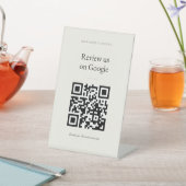 Panneau de socle de critique Google - Crème Classi (In SItu)