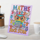 Panneau de socle de Mathématiques Rockstar pour la (In SItu)