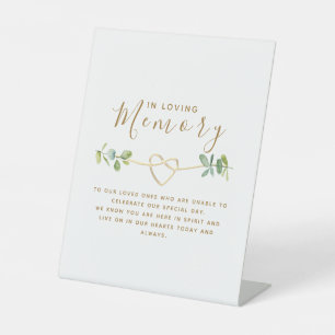 Panneau de socle de mémorial de mariage en souveni