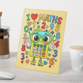 Panneau de socle Je aime les maths pour les écoles (In SItu)