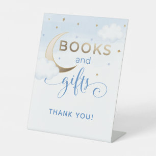 Panneau de socle Modern Over the Moon Books and Gi