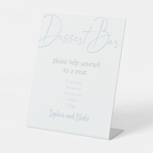Panneau de socle pour bar à desserts céleste Nuit (Recto)