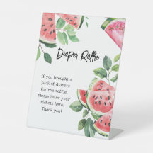 Panneau de socle pour la tombola des couches en pa