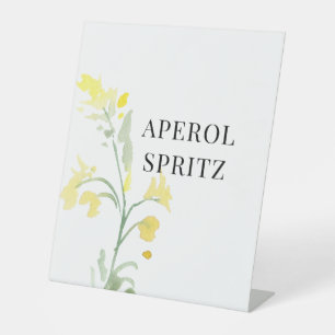 Panneau de soie fleur sauvage jaune