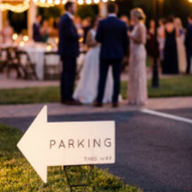 Panneau de stationnement de cette façon Flèche Noi