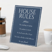 Panneau de table Classic Simple Dark Blue House (In SItu)