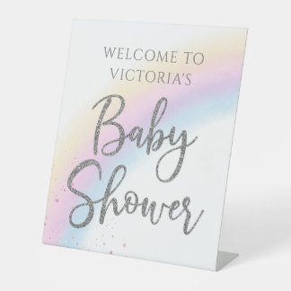 Panneau de table de bienvenue pour Baby Shower arc