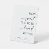 Panneau de table de dessert - Comme il est doux à  (Recto)