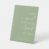 Panneau de table de dessert - Comme il est doux à (Recto)