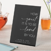 Panneau de table de dessert - Comme il est doux à  (In SItu)