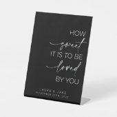 Panneau de table de dessert - Comme il est doux à  (Recto)