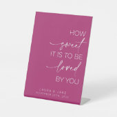 Panneau de table de dessert - Comme il est doux à (Recto)