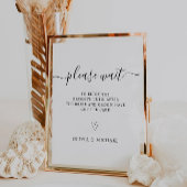 Panneau de table de dessert Mariage moderne, Veuil