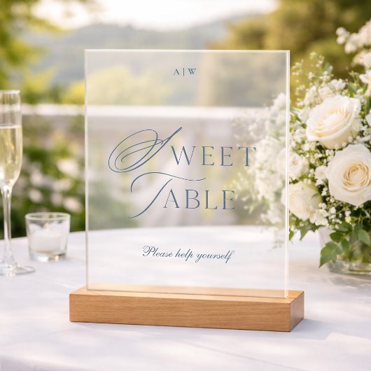 Panneau de table de mariage en acrylique minimalis