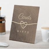 Panneau de table de mariage en bois rustique (In SItu)