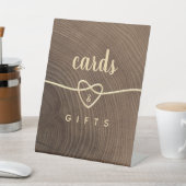 Panneau de table de mariage en bois rustique (In SItu)