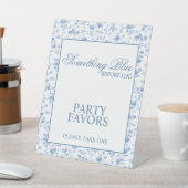 Panneau de table de mariage floral bleu Something (In SItu)