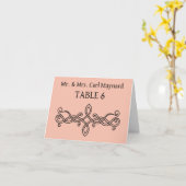 Panneau de table mariage Cartes de signalisation p (Fleur jaune)