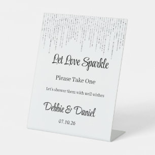 Panneau de table piédestal pour envoi de mariage