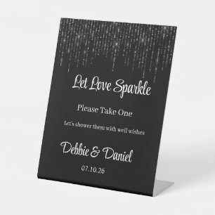 Panneau de table piédestal pour envoi de mariage