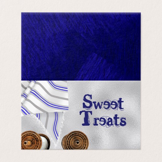 Panneau de table pliée Bar Mitzvah (Outside Unfolded)