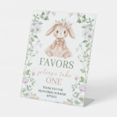 Panneau de table pour cadeaux de bébé Fête de quel (Recto)