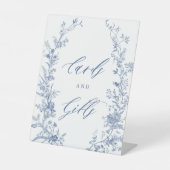 Panneau de table pour cartes et cadeaux à motif fl (Recto)