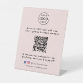 Panneau de table pour entreprise | Affichage promo (Recto)