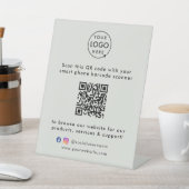 Panneau de table pour entreprise | Affichage promo (In SItu)