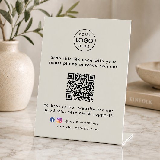 Panneau de table pour entreprise | Affichage promo
