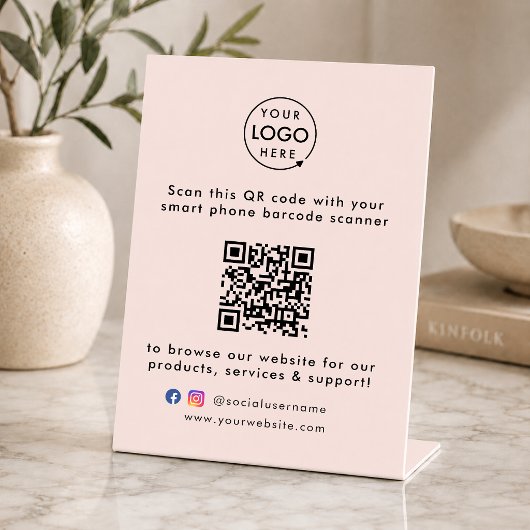 Panneau de table pour entreprise | Affichage promo
