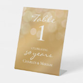 Panneau de table pour la fête du 50e anniversaire (Recto)